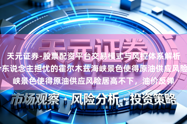 天元证券-股票配资平台交易模式与风控体系解析 脆弱的息兵条约和令东说念主担忧的霍尔木兹海峡景色使得原油供应风险居高不下，油价反弹