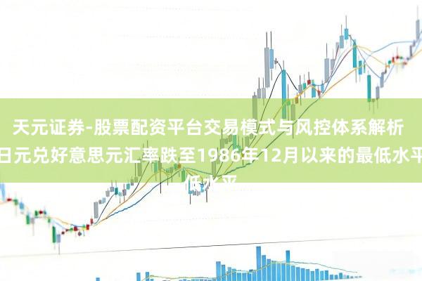 天元证券-股票配资平台交易模式与风控体系解析 日元兑好意思元汇率跌至1986年12月以来的最低水平